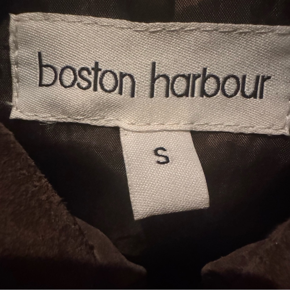 Boston Harbour Boho Vintage Deadstock Genuine Suede Leather Jacket - Picture 11 of 11